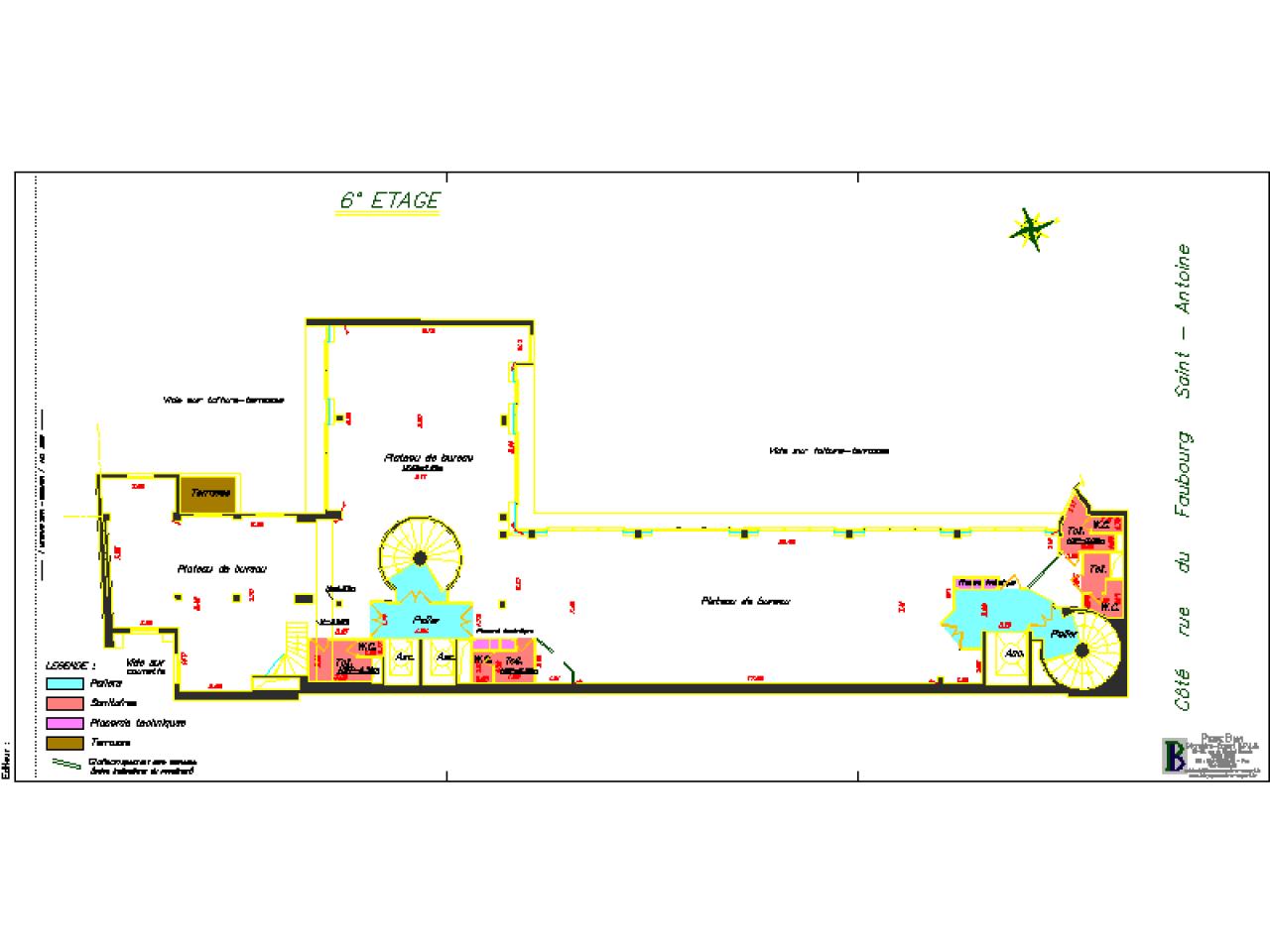 Bureau Paris 1424m² Location bureau Paris OLBUR2425055 14